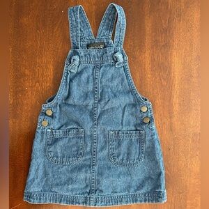 Cynthia Rowley Toddler Denim Overall Dress 3T
